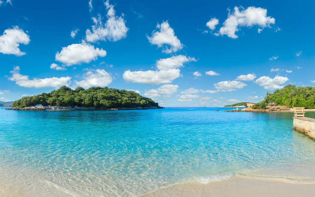 Ksamil Albania beach holiday package from Belgium